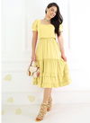Yellow Colour CROME WESTERN Stylish Western Party Wear Rayon Cotton One Piece Fancy Collection CROME 05